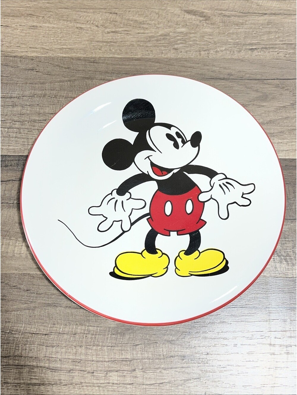 Disney Mickey Mouse Gabbay 8" Decorative Dinner Ceramic Plate